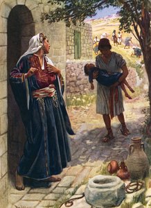 La femme sunamite - Harold Copping