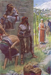 Les méchants vignerons, illustration de Harold Copping Pictures: The Crown Series, vers 1920 - Harold Copping