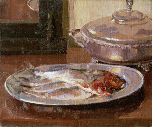 Poisson sur une Assiette - Harold Gilman