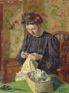 Femme cousant, c. 1908