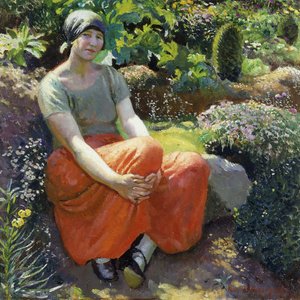 Dans le Jardin - Harold Harvey