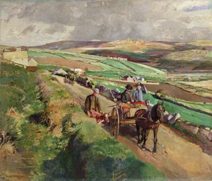 La route du marché