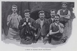 Un groupe de fabricants de chaînes de Cradley Heath