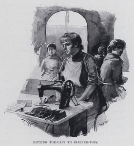 Ajustement des embouts aux dessus de pantoufles - Harold Hume Piffard