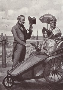 Illustration pour Vanity Fair de William Makepeace Thackeray (lithographie) - Harold Hume Piffard