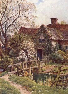 Un ancien cottage près d