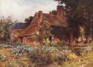 Vieux cottages de moulin, Abinger - Harold Sutton Palmer