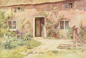 Roses autour de la porte du cottage, Wilmington - Harold Swanwick