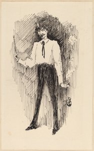Portrait de Whistler avec un pinceau - Harper Pennington