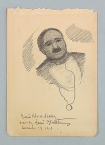 Étude pour portrait, Vicente Blasco Ibáñez