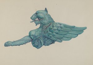 Griffon en fer ornemental - Harriette Gale