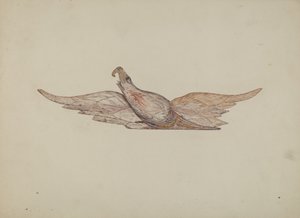 Petit aigle sculpté Bellamy, vers 1939 - Harriette Gale