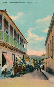 Consulat américain, Santiago de Cuba, vers 1911 - Harris Bros and Co