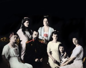 Portrait de la famille impériale russe. Photographie vers 1910-1915. - Harris & Ewing