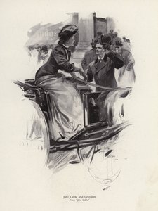 Personnages Jane Cable et Graydon du roman Jane Cable, de George Barr McCutcheon - Harrison Fisher