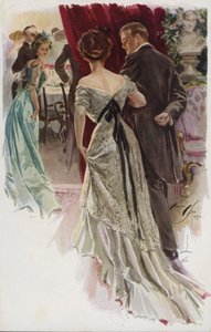 Illustration pour When a Man Marries par Mary Roberts Rinehart - Harrison Fisher