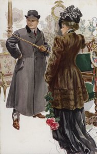 Illustration pour When a Man Marries par Mary Roberts Rinehart - Harrison Fisher