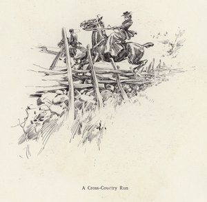 Homme et femme à cheval lors d