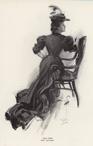 Le personnage Jane Cable du roman Jane Cable de George Barr McCutcheon - Harrison Fisher