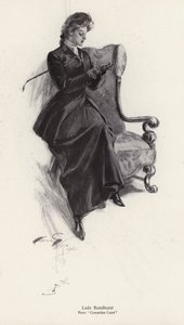 Le personnage Lady Bazelhurst du roman Cowardice Court, par George Barr McCutcheon - Harrison Fisher