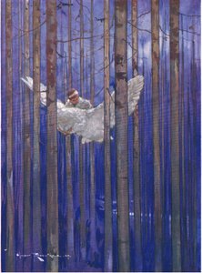 Le hibou et Gilbert ont fait de splendides promenades au clair de lune (de The Forest Foundling) - Harry Rountree