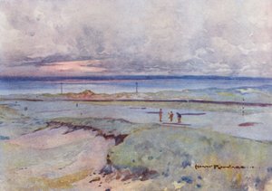 Terrains de golf : Muirfield, les quatrième et quatorzième greens - Harry (1878 1950) Rountree