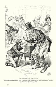Illustration pour Dombey et Fils de Charles Dickens - Harry (after) Furniss