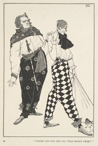 Grand Claus et Petit Claus. Où as-tu eu tout cet argent? - Harry Clarke