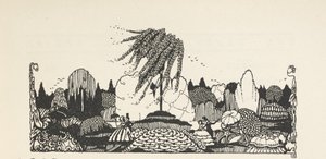 Illustration en haut de la liste des illustrations. - Harry Clarke