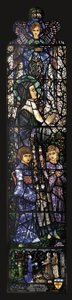 La Bienheureuse Julie avec deux enfants, 1927 - Harry Clarke
