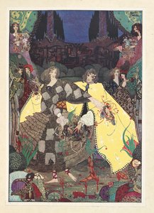 Le Jardin du Paradis. "Maintenant nous allons commencer nos danses!" crièrent les fées.