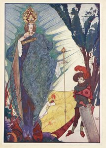 La Reine des Neiges. Kay et la Reine des Neiges. - Harry Clarke