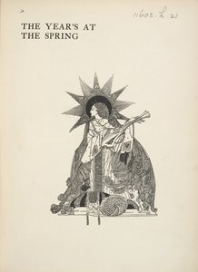 Illustration sans titre. Une femme jouant d