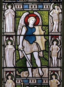 Minley, Saint André, James Powell & Sons, Harry Ellis Wooldridge, Archange Michel, 1870 - Harry Ellis Wooldridge