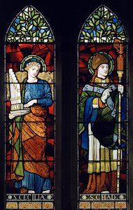 Sainte Cécile et Saint Chad - Harry Ellis Wooldridge