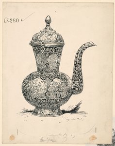 Aiguière en argent massif fabriquée à Ispahan - Harry Fenn