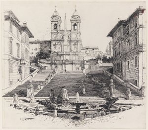 Maison de Keats à Rome - Harry Fenn