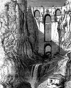 Puente Nuevo, Ronda, Espagne - Harry Fenn
