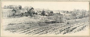 Le champ de bataille à Beaver Dam Creek - Harry Fenn