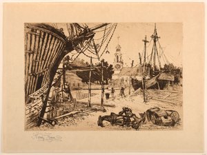 Quai, Kennebunkport, Maine - Harry Fenn