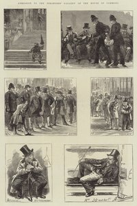 Admission à la Galerie des Étrangers de la Chambre des communes