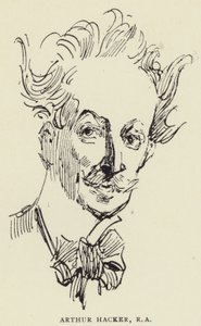 Arthur Hacker, RA - Harry Furniss
