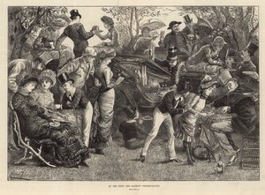 Au match de cricket Eton et Harrow - Harry Furniss