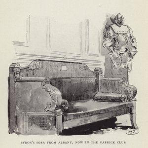 Le canapé de Byron d