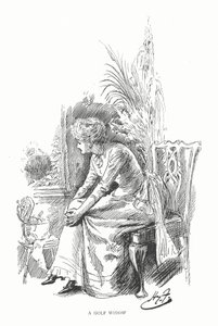 Golf : Une veuve du golf - Harry Furniss