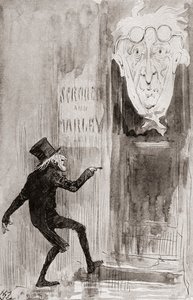 Illustration pour Un chant de Noël des Livres de Noël de Charles Dickens