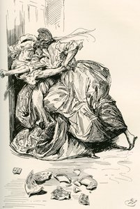 Illustration pour le roman A Tale of Two Cities de Charles Dickens