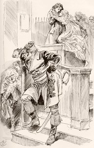 Illustration pour le roman A Tale of Two Cities de Charles Dickens