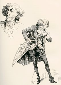 Illustration pour le roman de Charles Dickens Un conte de deux villes - Harry Furniss