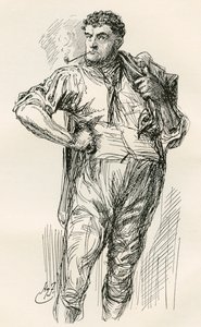 Illustration pour le roman de Charles Dickens Un conte de deux villes - Harry Furniss